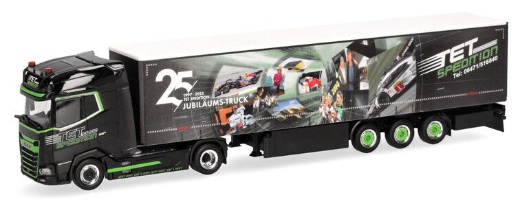 Camion HERPA DAF XG miniature avec remorque TET idée cadeau idéale pour passionné de routiers 1/87