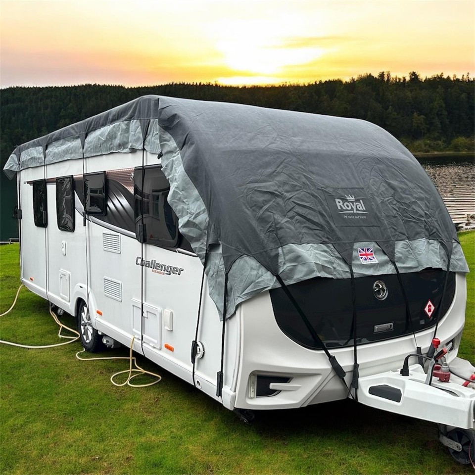 Caravan Program Roya Royal Leisure Caravan Roof Cover 4-Layer Breathable UV Protective ...