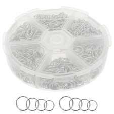 Jewelry Making Supplies Multipurpose Jump Rings Metal Hoops for Crafting