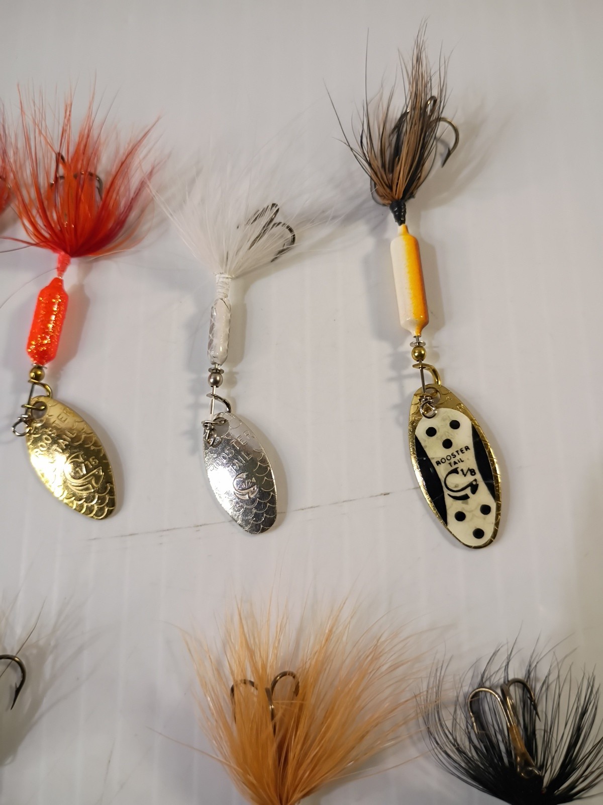 Rooster Tail Fishing Lures Spinners Multiple Color Mix Size Lot Of 12 Pre-owned  - Image 13