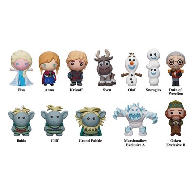 Frozen 3D PVC Beutel Clips 10th Anniversary Serie 59 Display (24)