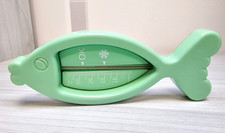 Baby Child Bath Thermometer Floating White Fish Shaped Water Temperature