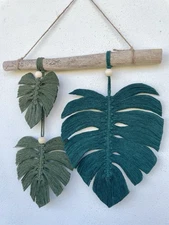 Macrame Wall Hanging | Macrame Leaves | Handmade | Home Decor | Gift for her