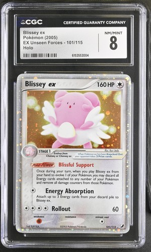 Blissey ex graded CGC 8 for sale on eBay