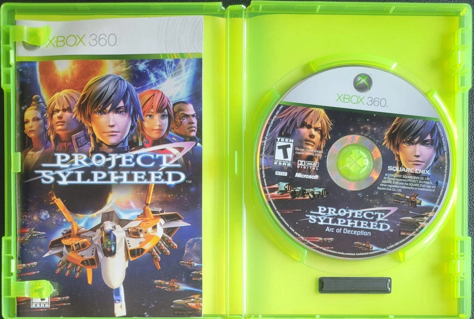 Project Sylpheed: Arc of Deception – Microsoft XBOX 360 CIB Clean Disc Re-Sealed - Image 3 of 4