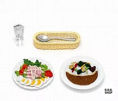 Re-Ment Petit Probe Familie Restaurant Curry Reis Mini Essen Figur lose