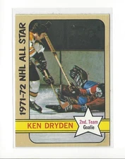 1972-73 Topps #127 Ken Dryden AS Canadiens - EX
