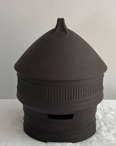 50er Jahre Dansk IHQ Flamestone 2 Qt Bienenstock Kasserolle + Deckel + Wärmerboden Dänemark - Bild 2 von 14