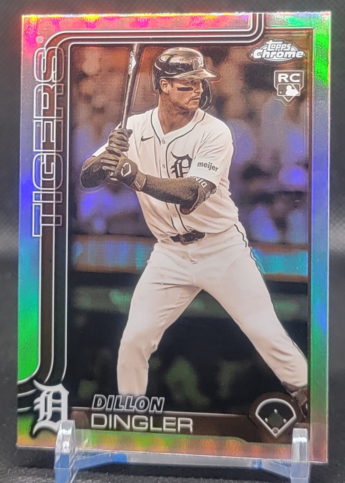 Dillon Dingler 2025 Topps Chrome #274 Sepia Refractor Tigers