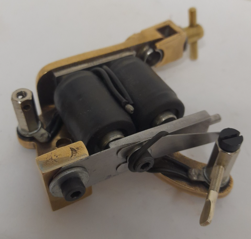 Genuine Micky Sharpz 2016 Bronze T-Dial tattoo machine shader