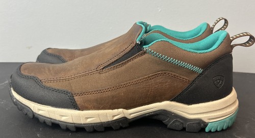 Mint Ariat Women’s Skyline Suede Slip On Shoes Size 10B -ATS Duratread Comfort - Picture 2 of 9