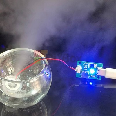 Type-C DC 5V Ultrasonic Mist Maker Atomizing Module Humidifier DIY 2W No Switch