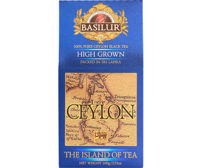 Basilur High Grown Ceylon Black Tea 100g Loose Leaf Refill Pack Pure Ceylon