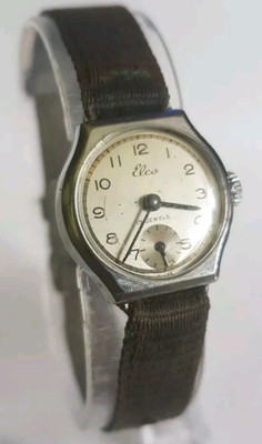 Beautiful Elco 17 Jewels Ladies Mechanical Watch 