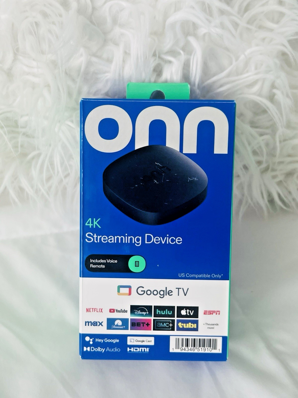 Brand New ONN 4K Streaming Device Google TV | Fully Programmed | Live TV Ready