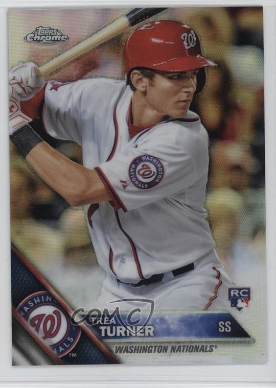 2016 Topps Chrome Refractor Trea Turner #32 8we