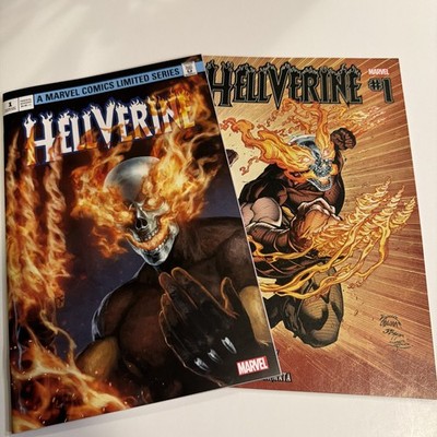 Hellverine #1 Skan Srisuwan Limited 800 COA 136 + Ryan Stegman Cover A Set