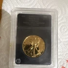 1944 Walking Liberty Half Dollar Authenticated Very Good Gold-Plated 50C Coin