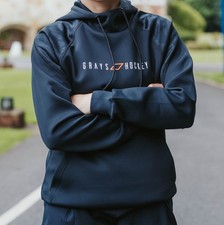 Grays Hockey Top - Ladies Performance Hoodie Jumper Navy - Sz: 12 - Free p&p
