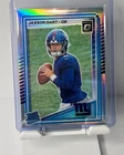 2025 Donruss Optic Jaxson Dart Rated Rookie Holo Silver Prizm #273 RC Giants