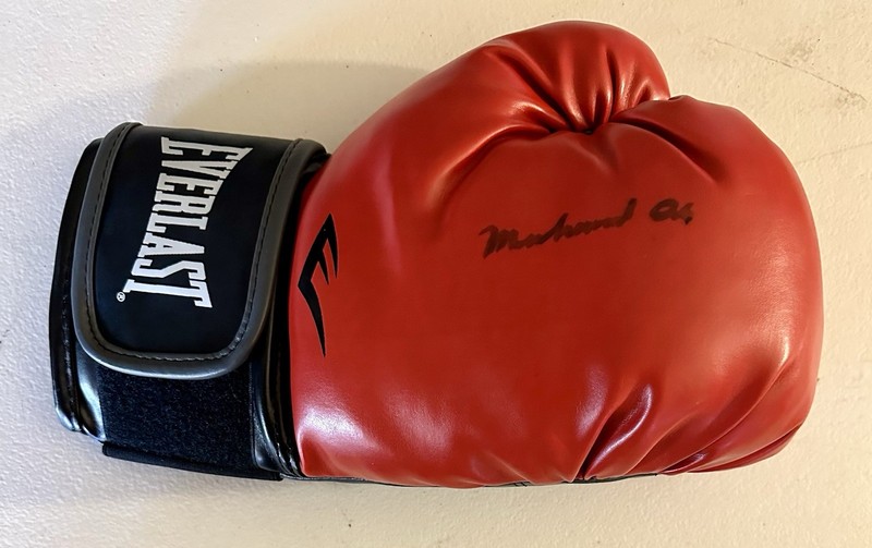 Muhammad Ali Signed Genuine Boxing Glove
