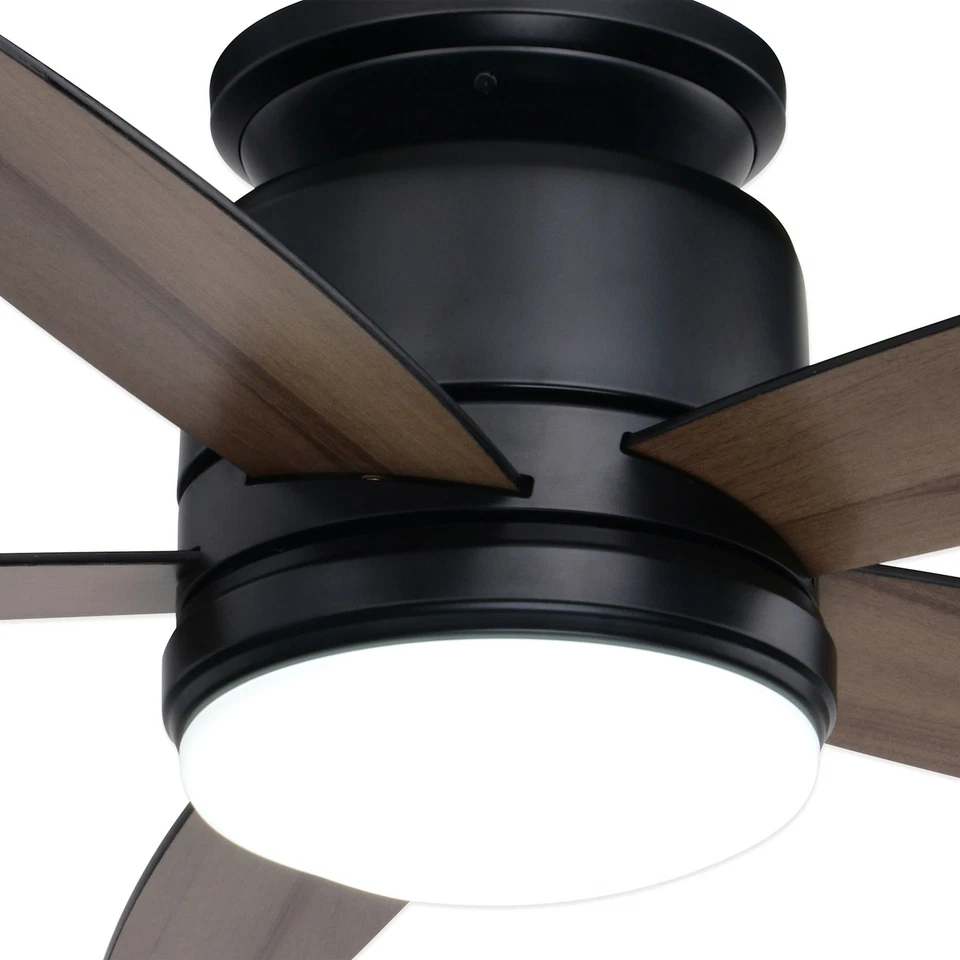 Vaxcel Lighting F0118 44" 5 Blade Indoor LED Ceiling Fan - Black - Image 2 of 4