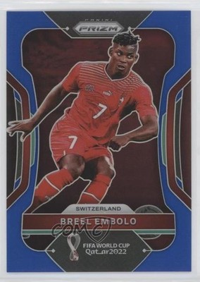 2022 Panini Prizm World Cup Qatar Blue Prizm 26/299 Breel Embolo #262 nd3