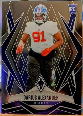 2025 Darius Alexander Rookie New York Giants Panini Phoenix RC #219 NM-MT