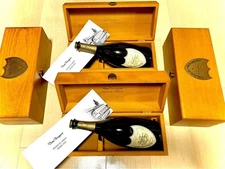 Empty bottle Dom Perignon Wooden box empty box 4set