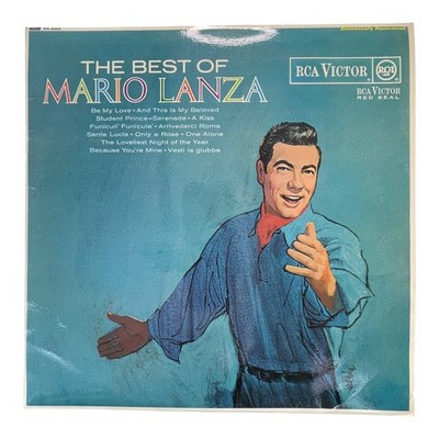 Mario Lanza The Best Of RCA Victor Red Seal Mono LP Vinyl Record RB-6594
