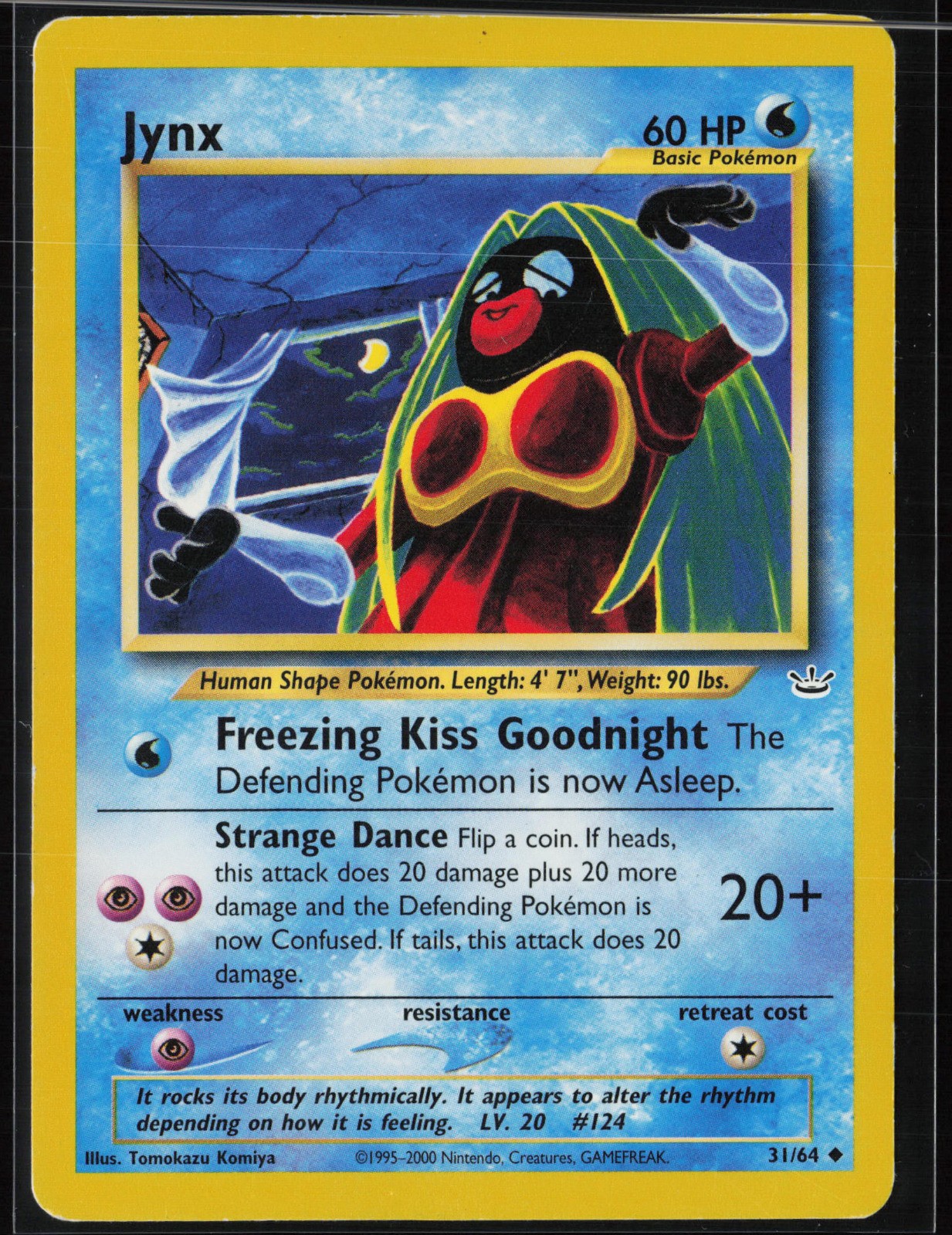 Jynx Unlimited Uncommon Neo Revelation 31/64 HP