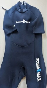Scuba Max Short Dive Suit. New/Other-see Description, Size Large