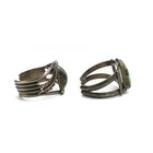 Southwest Sterling Turquoise Rope Twist Bezel Cuff 27" Necklace Lot of 3 S5571-4 — photo 8