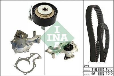 Schaeffler INA Wasserpumpe + Zahnriemensatz 530 0701 30 für FORD