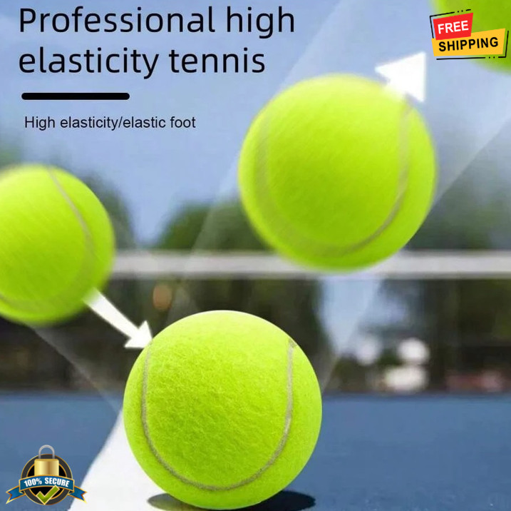3 Pcs High Elasticity Tennis Balls Professional Training Competition Set