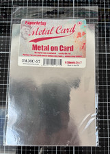 PaperArtsy Mixed Media 5? x 7? Metal Card for Mixed Media, Card Making and More.