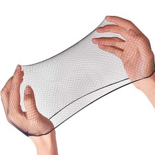 100 Pcs 22 Inch Invisible Elastic Mesh Hair Nets for Food Service Women Buns