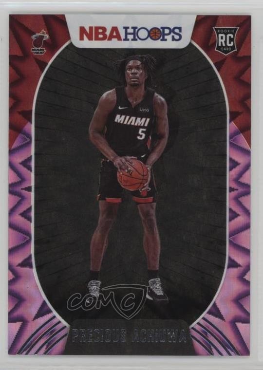 2020-21 Panini NBA Hoops Purple Explosion Precious Achiuwa #210 11pk