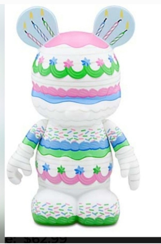 Disney Vinylmation 9" Birthday Cake Mickey Figure Holiday #2 Limited Edition 