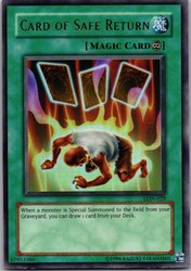 Card of Safe Return LON-029 Ultra Rare Labyrinth of Nightmare