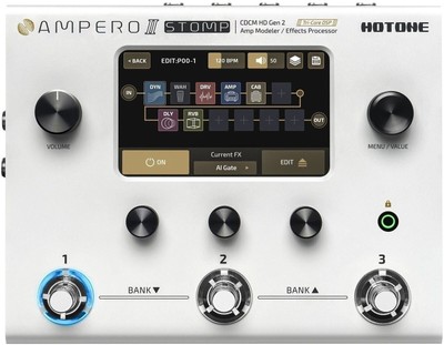 Hotone Ampero II Stomp CDCM HD Gen 2 Amp Modeler/Effects Processor