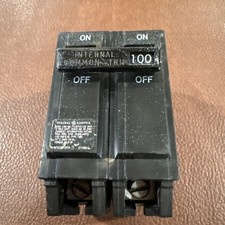 GE General Electric THQL21100 2 Pole Circuit Breaker 100 Amp 2P 100A