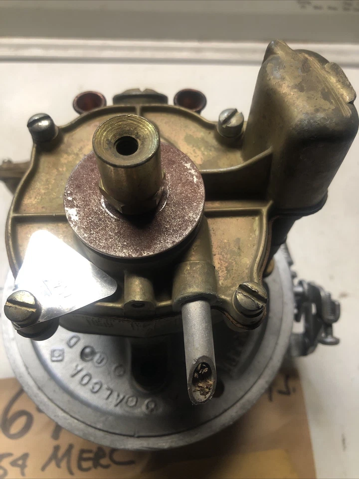Carburador Mercury Holley 1954 4 barriles reconstruido raro Hot Rods Foto 2 de 4