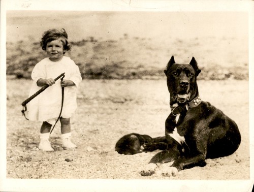 GA285 1926 Orig Underwood Photo RICHARD BARTHELMESS LITTLE DAUGHTER MARY HAYS