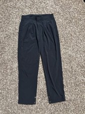 Athleta Travel Pant - Ankle Snap - Size 8 Black