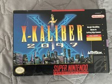 X-Kaliber 2097 Snes Box Only Super Nintendo Original box