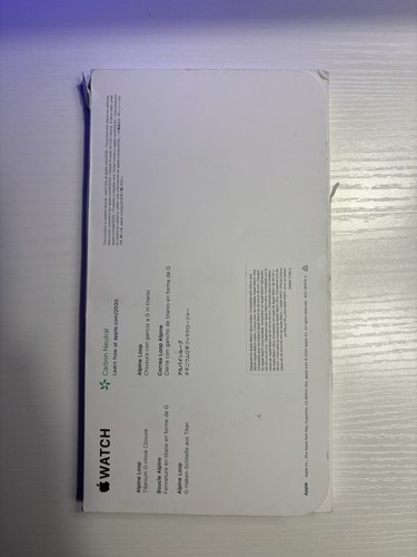 Apple Alpine Loop Band for Watch Ultra/Ultra 2 - Blue, M (49mm) - Photo 4 sur 8