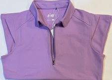 NWT Ladies NIVO SPORT Radiant Lilac Sleeveless Golf Shirt - Women’s size small