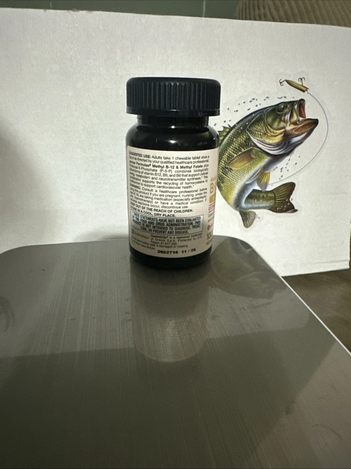 Jarrow Formulas Ultra Fuerte Metil B-12 5000 mcg y Metil Folato 800 mcg + P- Foto 3 de 4