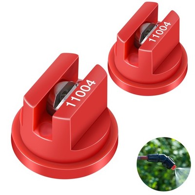 11004 Flat Spray Tip, 110° Flat Fan Nozzle, 0.18-0.37 GPM, 30-60 PSI, Sprayer...